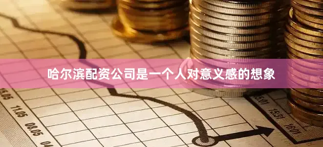 哈尔滨配资公司是一个人对意义感的想象
